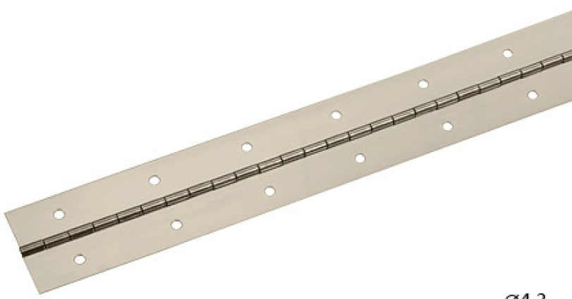 Dobradiça Piano Inox Inox 180x3cm SY-BC21