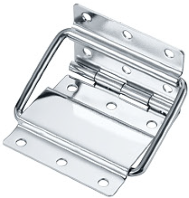 Dobradiça Stop média cromada BC06-CK