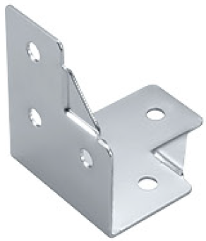 Mata junta 6 furos c/rebaixo perfil 30x30mm ZJM14-ZK