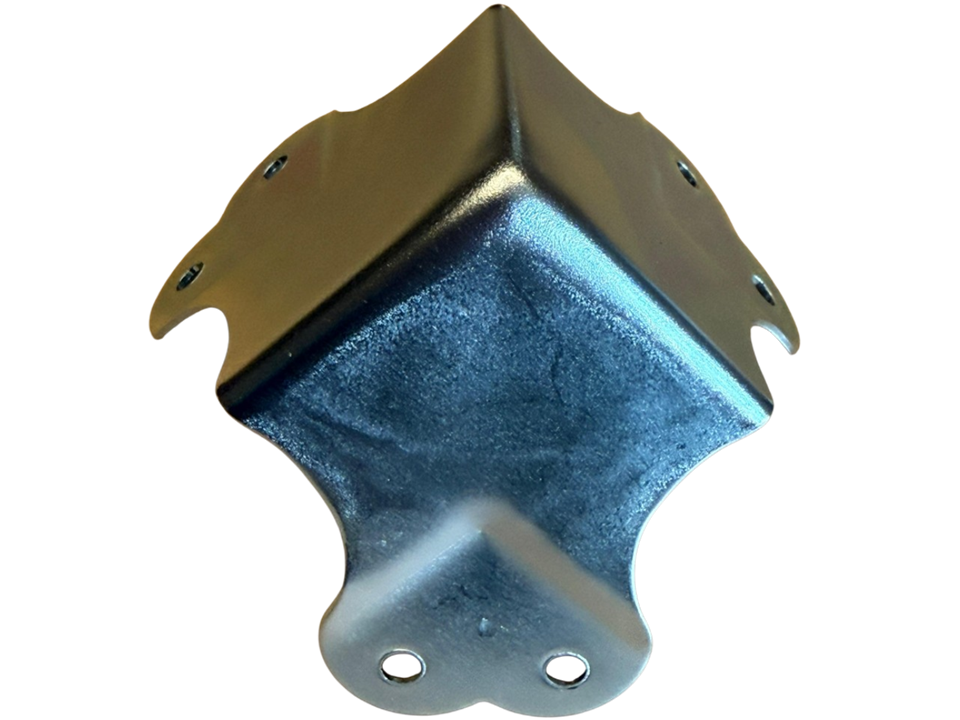 Canto reto grande 06 furos rebaixo p 30mm QB25-ZK